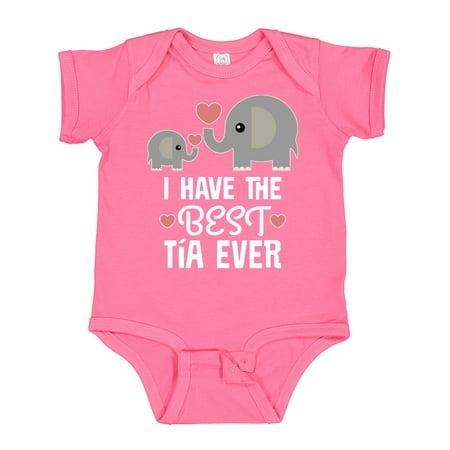 Inktastic Best Tia Ever Niece Nephew Gift Baby Boy or Baby Girl Bodysuit