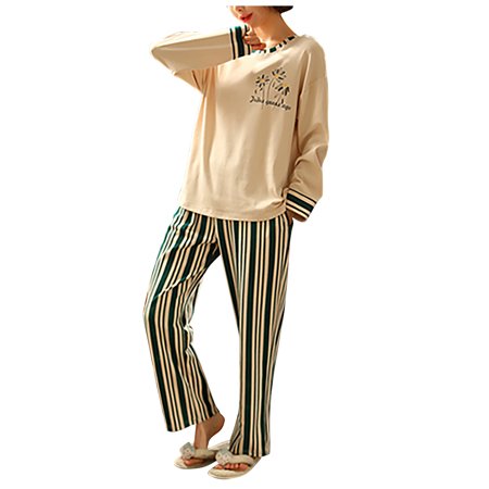 Women Fashion Printed Sets Wear Lounge Wear Pocket Home Sleep Set Tops+Pants Nightshirt Sleepshirt Nightgown
Women Fashion Printed Sets Wear Lounge Wear Pocket Home Sleep Set Tops+Pants Nightshirt Sleepshirt Nightgown