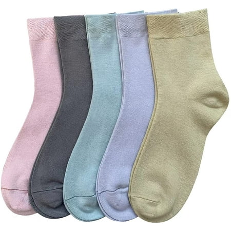 SERISIMPLE Women Ankle Socks Bamboo Crew Thin Boot Lightweight Soft Breathable Socks 5 Pairs (Assorted4 Large)
SERISIMPLE Women Ankle Socks Bamboo Crew Thin Boot Lightweight Soft Breathable Socks 5 Pairs (Assorted4 Large)