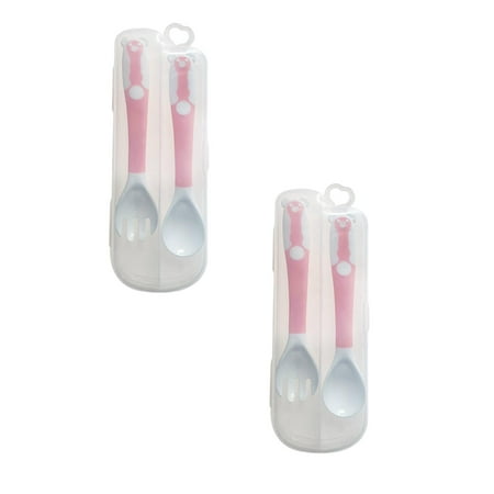 Stainless Steel Silverware Set Baby Spoon And Fork Set With Bendable Head For Feeding And Training Bullet
Stainless Steel Silverware Set Baby Spoon And Fork Set With Bendable Head For Feeding And Training Bullet