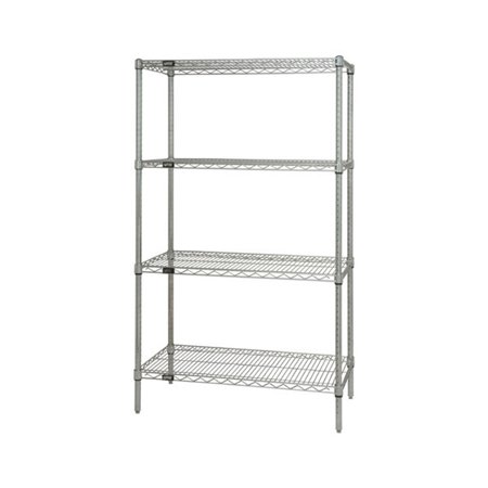 Quantum Wire Shelving 4 - Shelf Starter Unit - 24 x 72 x 74 - 304 Stainless Steel
Quantum Wire Shelving 4 - Shelf Starter Unit - 24 x 72 x 74 - 304 Stainless Steel