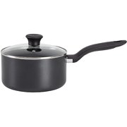 T-fal Initiatives Non-Stick 3-Quart Covered Sauce Pan, Gray