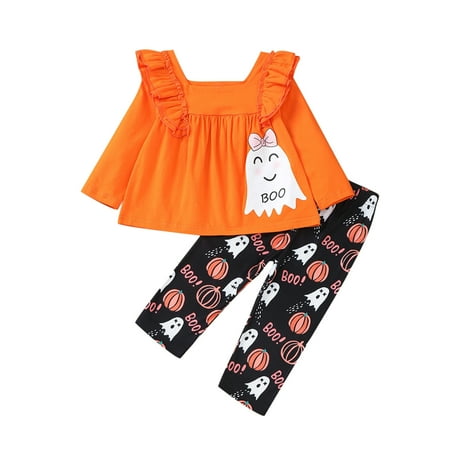 GWAABD Little Girls Clothes Orange Cotton Blends Toddler Kids Girls Outfit Prints Long Sleeves Tops Prints Bell Bottom Pants 2pcs Set Outfits 90
GWAABD Little Girls Clothes Orange Cotton Blends Toddler Kids Girls Outfit Prints Long Sleeves Tops Prints Bell Bottom Pants 2pcs Set Outfits 90