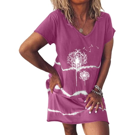 Capreze Womens Comfy Soft Pajamas Sleep Shirt Dress Casual Short Sleeve V Neck Nightgown Sleepwear S-5XL
Capreze Womens Comfy Soft Pajamas Sleep Shirt Dress Casual Short Sleeve V Neck Nightgown Sleepwear S-5XL