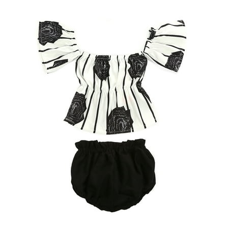 stylesilove Baby Girl Flower Stripe Print Off Shoulder Sunsuit With Bloomers 2 Pcs Set (100/2-3 Years)
stylesilove Baby Girl Flower Stripe Print Off Shoulder Sunsuit With Bloomers 2 Pcs Set (100/2-3 Years)