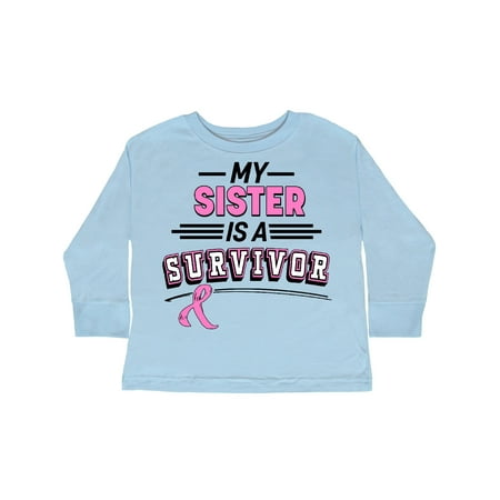 Inktastic My Sister is a Survivor Breast Cancer Awareness Gift Toddler Boy or Toddler Girl Long Sleeve T-Shirt
Inktastic My Sister is a Survivor Breast Cancer Awareness Gift Toddler Boy or Toddler Girl Long Sleeve T-Shirt