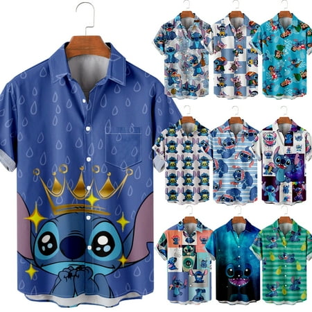 MLFU Adult St1tch Hawaiian Shirts Short Sleeve Regular Beach Shirts Crewneck Bowling Shirts for Boys 5-14 Years
MLFU Adult St1tch Hawaiian Shirts Short Sleeve Regular Beach Shirts Crewneck Bowling Shirts for Boys 5-14 Years