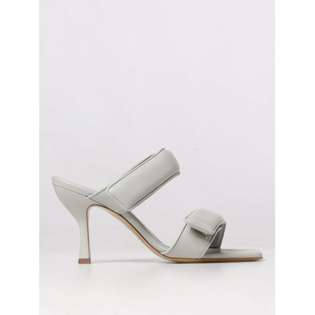Gia Borghini Heeled Sandals Woman Grey Woman