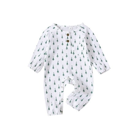 Canrulo Newborn Baby Boys Girls Long Sleeve Jumpsuit Christmas Plaids Print Romper Fall Winter Clothes Beige 12-18 Months
Canrulo Newborn Baby Boys Girls Long Sleeve Jumpsuit Christmas Plaids Print Romper Fall Winter Clothes Beige 12-18 Months