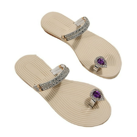 Utoimkio Platform Sandals for Women Summer Women s Summer Clip Toe Beach Rhinestone Soft Soled Flat Sandals
Utoimkio Platform Sandals for Women Summer Women s Summer Clip Toe Beach Rhinestone Soft Soled Flat Sandals