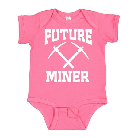 Inktastic Mining Future Miner Gift Baby Boy or Baby Girl Bodysuit