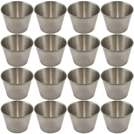 24 Pack Stainless Steel Condiment Sauce Cups Commercial Grade Dipping Sauce Cups Ramekin Condiment Cups Portion Cups
24 Pack Stainless Steel Condiment Sauce Cups Commercial Grade Dipping Sauce Cups Ramekin Condiment Cups Portion Cups