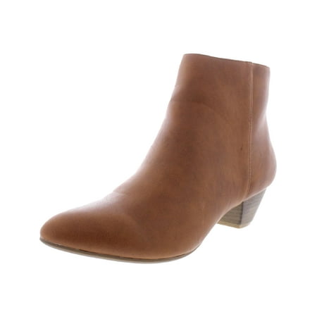 CL by Laundry Womens Abrie Leather Pointed Toe Ankle Boots