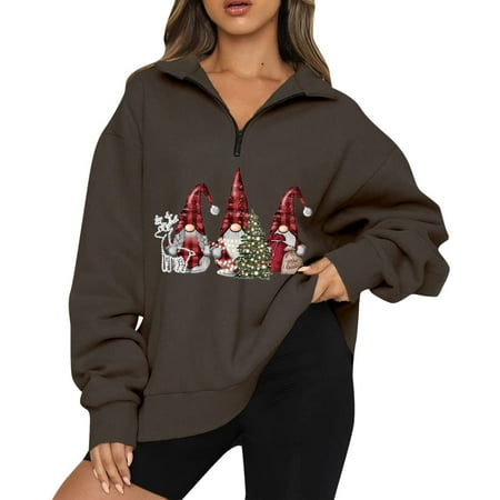 Hot Sale Clearance Juebong Women Long Sleeves Casual Shirts Christmas Printing V-Neck Loose Pullover Sweatshirt Tunic Tops
Hot Sale Clearance Juebong Women Long Sleeves Casual Shirts Christmas Printing V-Neck Loose Pullover Sweatshirt Tunic Tops