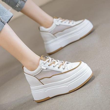Inner Height White Shoes Women‘s Summer New All-match Breathable Mesh Fashionable Casual Platform Thick Bottom Lace-up Women
Inner Height White Shoes Women‘s Summer New All-match Breathable Mesh Fashionable Casual Platform Thick Bottom Lace-up Women