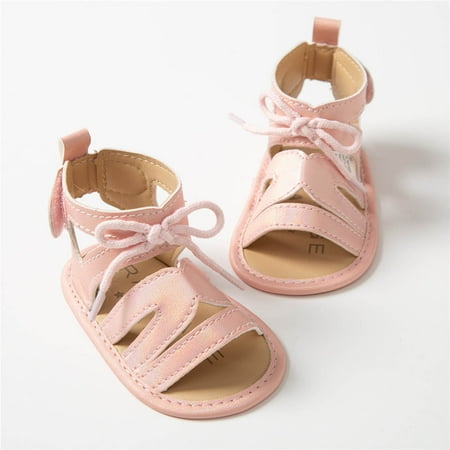 Hunpta Kids Sandals Walking Shoes Flat Sandals Sole Baby Rubber Girls Lacing Soft Non-Slip Baby Shoes
Hunpta Kids Sandals Walking Shoes Flat Sandals Sole Baby Rubber Girls Lacing Soft Non-Slip Baby Shoes