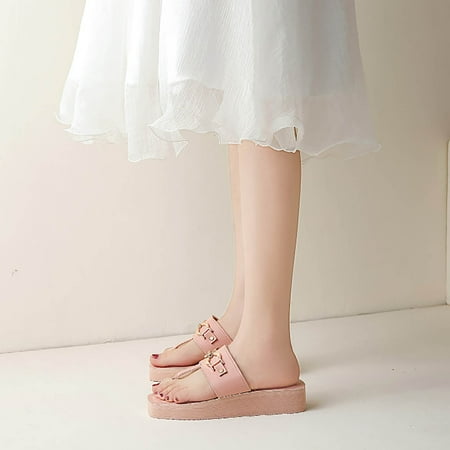 PEASKJP Wedges Sandals for Women Women Summer New Pattern Open Toe Solid Non-Slip Comfortable Sandals Flat Sandals Pink 6.5
PEASKJP Wedges Sandals for Women Women Summer New Pattern Open Toe Solid Non-Slip Comfortable Sandals Flat Sandals Pink 6.5