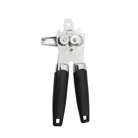 Multifunction Manual Can Opener Portable Stainless Steel Bottle Opener Kitchen Gadget (Black)
Multifunction Manual Can Opener Portable Stainless Steel Bottle Opener Kitchen Gadget (Black)