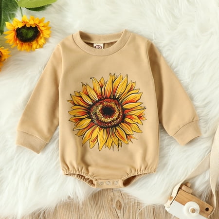 niuredltd baby unisex cotton print sunflower autumn long sleeve romper bodysuit clothes
niuredltd baby unisex cotton print sunflower autumn long sleeve romper bodysuit clothes