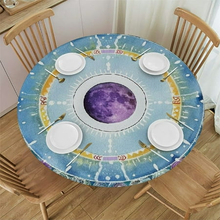 Orinice Circle Round Table Cover Stain Resistant Washable Indoor Outdoor Tablecloth Kitchen Dining Wedding Parties Elastic Edge 100% Polyester Fiber 31-35
Orinice Circle Round Table Cover Stain Resistant Washable Indoor Outdoor Tablecloth Kitchen Dining Wedding Parties Elastic Edge 100% Polyester Fiber 31-35
