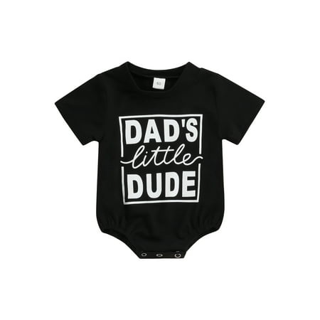Suanret Infant Boy Girl Summer Romper Round Collar Short Sleeve Letters Printed Pattern Jumpsuit Black Pattern 2 0-3 Months
Suanret Infant Boy Girl Summer Romper Round Collar Short Sleeve Letters Printed Pattern Jumpsuit Black Pattern 2 0-3 Months