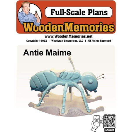 Antie Maime - Woodworking Plans for Rocking Animals & Woodcraft Project Patterns
Antie Maime - Woodworking Plans for Rocking Animals & Woodcraft Project Patterns