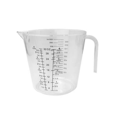 Transparent Heat Resisting 300/600/1000ml Plastic Measuring Cup with Milk Water Scale - Multifunctional Microwave Tool for Baking
Transparent Heat Resisting 300/600/1000ml Plastic Measuring Cup with Milk Water Scale - Multifunctional Microwave Tool for Baking