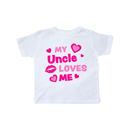 Inktastic My Uncle Loves Me with Hearts and Kiss Gift Toddler Boy or Toddler Girl T-Shirt
Inktastic My Uncle Loves Me with Hearts and Kiss Gift Toddler Boy or Toddler Girl T-Shirt