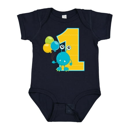 Inktastic First Birthday Monster Gift Baby Boy or Baby Girl Bodysuit
