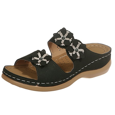 iOPQO Women s sandals Fashion Summer Women Sandals Thick Sole Wedge Heel Lightweights Flowers Casual And Comfortable Fashion Summer Women s Sandals Army Green 42
iOPQO Women s sandals Fashion Summer Women Sandals Thick Sole Wedge Heel Lightweights Flowers Casual And Comfortable Fashion Summer Women s Sandals Army Green 42