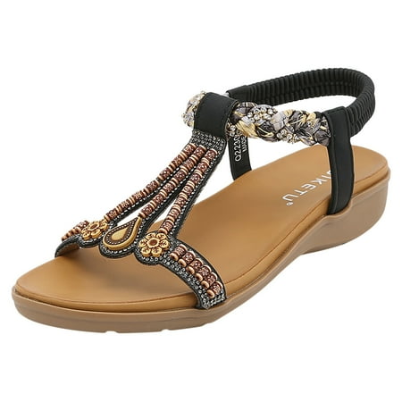 B91xZ Summer Sandals for Women Summer Fashion Women Sandals Straps Light And Breathable Wedge Sandals Womens Sandals Size 8.5
B91xZ Summer Sandals for Women Summer Fashion Women Sandals Straps Light And Breathable Wedge Sandals Womens Sandals Size 8.5