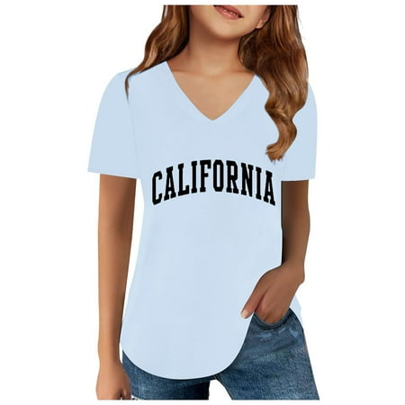 Girls Graphic Tees Shirts Teen Child Short Sleeve Prints Trendy Fans Gift Girl T-Shirts
Girls Graphic Tees Shirts Teen Child Short Sleeve Prints Trendy Fans Gift Girl T-Shirts