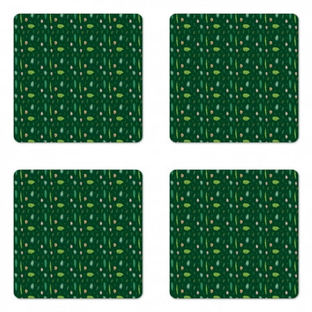 Floral Coaster Set of 4 Exotic Hibiscus Banana Leaves Bird of Paradise Leaves and Split Leaf Philodendron Square Hardboard Gloss Coasters Standard Size Multicolor by Ambesonne
Floral Coaster Set of 4 Exotic Hibiscus Banana Leaves Bird of Paradise Leaves and Split Leaf Philodendron Square Hardboard Gloss Coasters Standard Size Multicolor by Ambesonne