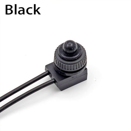 GLFILL 12V Waterproof Latching Push Button On-Off Switch With Leads Wire Black Red
GLFILL 12V Waterproof Latching Push Button On-Off Switch With Leads Wire Black Red