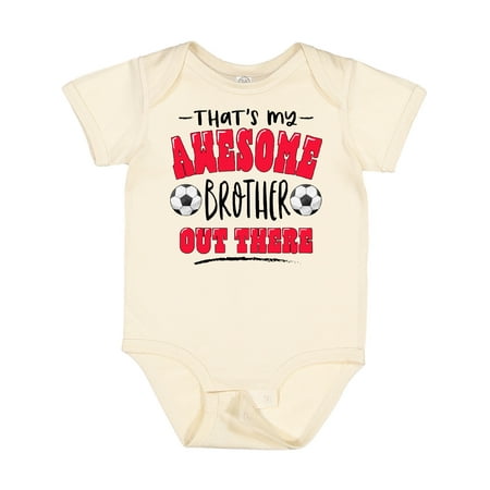 Inktastic That s My Awesome Brother out There with Soccer Balls Gift Baby Boy or Baby Girl Bodysuit
Inktastic That s My Awesome Brother out There with Soccer Balls Gift Baby Boy or Baby Girl Bodysuit