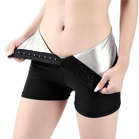 2 in 1 Women Sauna Pants for Workout Weight Loss Slimming Pants Training Tights Sauna Sweatpants