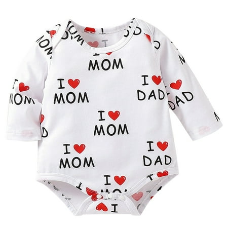 Baby Romper Girl Boy Crewneck Pullover Sweatshirt Romper Jumpsuit Onesie Valentines Day Cute Outfits
Baby Romper Girl Boy Crewneck Pullover Sweatshirt Romper Jumpsuit Onesie Valentines Day Cute Outfits