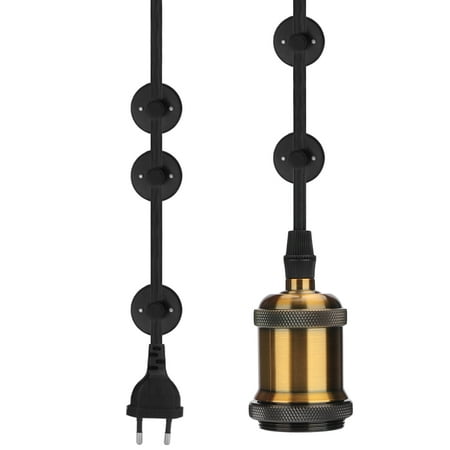 LED E27 85-265V Pendant Light Vintage Style Hanging Lamp with 4m Power Line (gold copper)
LED E27 85-265V Pendant Light Vintage Style Hanging Lamp with 4m Power Line (gold copper)