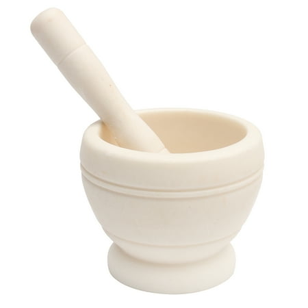 Bestller Resin Pestle & Mortar Set Garlic Herb Spice Mixing Grinding Crusher Bowl Tools