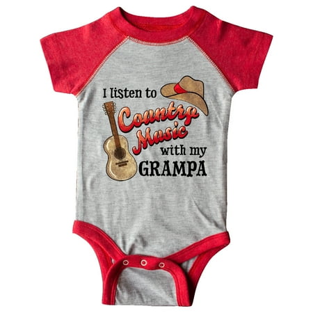Inktastic I Listen to Country Music with my Grampa Guitar and Hat Gift Baby Boy or Baby Girl Bodysuit
Inktastic I Listen to Country Music with my Grampa Guitar and Hat Gift Baby Boy or Baby Girl Bodysuit