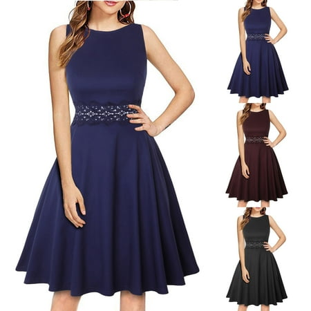 Summer Dresses for Women Patlollav Woman Casual Short Sleeve Sling Round Neck Solid Mid-Length Dress
Summer Dresses for Women Patlollav Woman Casual Short Sleeve Sling Round Neck Solid Mid-Length Dress