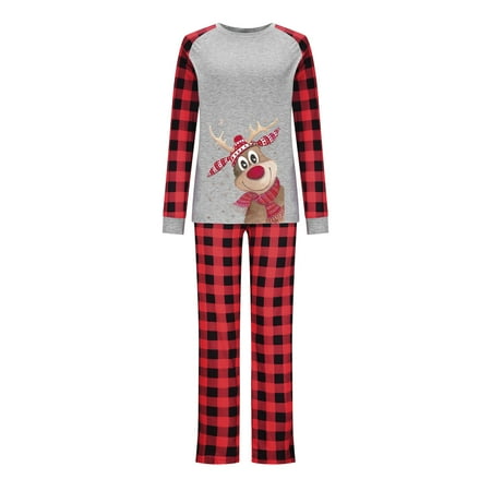 Parent-child Attire Christmas Suits Patchwork Plaid Printed Homewear Round Neck Long Sleeve Pajamas Two-piece Mom Sets christmas pajamas
Parent-child Attire Christmas Suits Patchwork Plaid Printed Homewear Round Neck Long Sleeve Pajamas Two-piece Mom Sets christmas pajamas