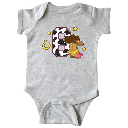 Inktastic Cowgirl Birthday Six years old with Cowgirl Boots Gift Baby Girl Bodysuit
Inktastic Cowgirl Birthday Six years old with Cowgirl Boots Gift Baby Girl Bodysuit