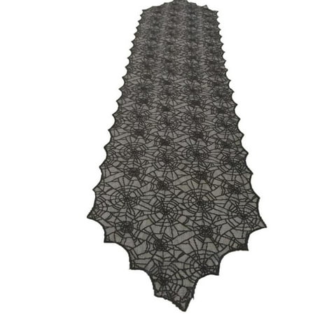 HIABIO Halloween Tablecloth Decors Black Lace Cobweb Table Cover for Halloween Party
HIABIO Halloween Tablecloth Decors Black Lace Cobweb Table Cover for Halloween Party