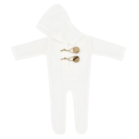 Baby Photography Prop Footed Romper Knitted Hooded Overalls Jammies
Baby Photography Prop Footed Romper Knitted Hooded Overalls Jammies