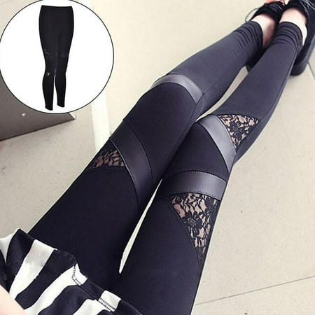 Taluosi Women Slim Mesh Splice Lace Leggings Skinny Stretch Pencil Pants Trousers Tights
Taluosi Women Slim Mesh Splice Lace Leggings Skinny Stretch Pencil Pants Trousers Tights