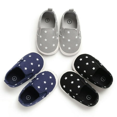 Baby Girls Boys First Walker Shoes Toddler Kids Soft Prewalker Crib House Shoes