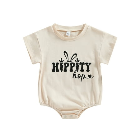 Easter Infant Baby Girl Boy Romper Short Sleeve Round Neck Bunny Ear Print Short Jumpsuit Pullover
Easter Infant Baby Girl Boy Romper Short Sleeve Round Neck Bunny Ear Print Short Jumpsuit Pullover