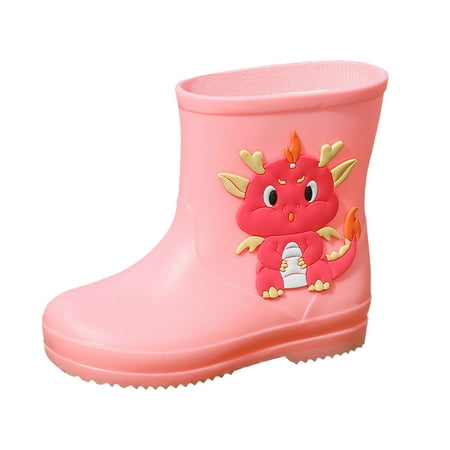 GEWSEY Rain Boots Kids Kids Rain Boots for Girls Boys Toddler Waterproof Rubber Cute Printed with Easy-On Handles Pink 19
GEWSEY Rain Boots Kids Kids Rain Boots for Girls Boys Toddler Waterproof Rubber Cute Printed with Easy-On Handles Pink 19