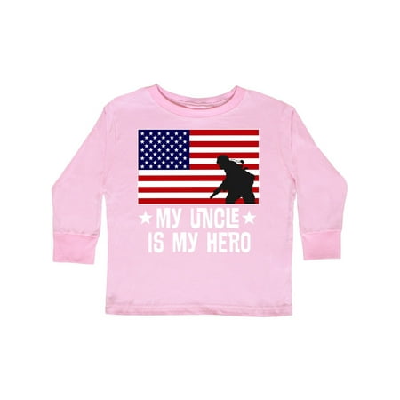 Inktastic Military Uncle is my Hero US Flag Gift Toddler Boy or Toddler Girl Long Sleeve T-Shirt
Inktastic Military Uncle is my Hero US Flag Gift Toddler Boy or Toddler Girl Long Sleeve T-Shirt